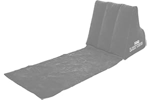 Oliphant Inflatable Lounger - The Lazy Wedge (Grey) - Waterproof Anti-Air Leaking Air Lounger - Inflatable Couch and Air Chair for Travelling, Camping, Hiking and Beach Parties