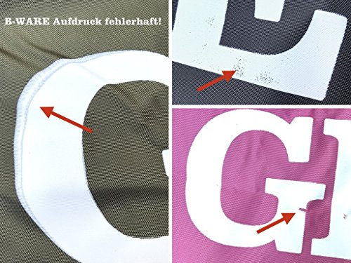 GRILL OR DIE® KT27 Grillabdeckung B-WARE! für z.B. Weber 57cm Kugelgrill ★ rosa mit Aufdruck in Premium-Qualität ★ BBQ Grill Schutzhülle – Referenz Cover 7143 (57cm B-WARE für Kugelgrill, Rosa) - 2
