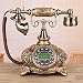 Produktbild Ldlzjdh Festnetz Telefon- Europäisches handgemachtes Harz-Kabel-Telefon, Wohnzimmer Schlafzimmer Retro-Festnetz-Freisprecheinrichtung + Anrufer-ID-Telefon Festnetz