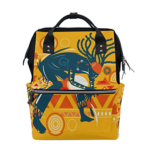 Preisvergleich Produktbild Djembe People Baby Windel Rucksack Wickeltasche Mumienschlafsack Windel Tote Staubbeutel mehr Kapazität