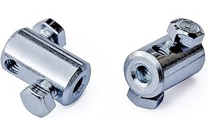 MASIDEF MEMBER OF THE WÜRTH GROUP Morsetto serracavi diametro 4,5 mm. in ferro zincato 2 viti laterali 4 pz.