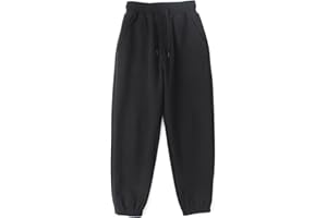 HahaNice Girls' and Boys' Activewear Trousers - Tracksuit Bottoms, Jogging Joggers, Sweatpants for Kids 5Y-12Y