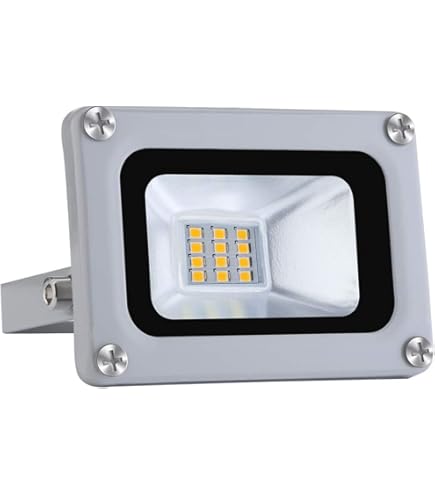 Faretti LED Esterno Aigostar 10W - 4 Pezzi, IP65, 6500K Bianco Freddo Per Giardino - Foto 2