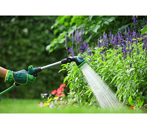 Dehner Gießbrause Kompakt, Länge 60 cm, Kunststoff/Aluminium/Gummi, schwarz/grün - 4