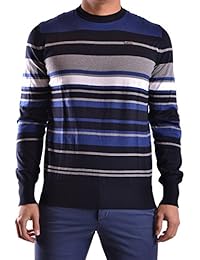 Bikkembergs Hombre MCBI042041O Azul Algodon Suéter