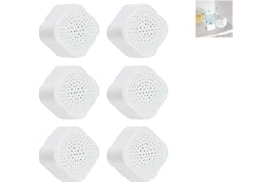 GENERISCH Pack of 6 Fridge Dehumidifier, Fridge Fragrance Neutraliser, Fridge Dehumidifier, Dryer Box, Adhesive Deodorising Box with Activated Carbon, Reusable