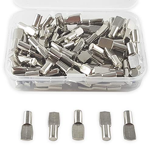 ✮GARANTIE A VIE✮-CZ Store®- Taquet etagere|100 PCS|✮✮Marque Française✮✮-support etagere|taquet 5MM|taquet armoire/armoire metallique/tablette-goupille/cheville etagere en metal nickelé