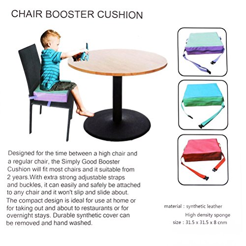 NUOLUX Esszimmer Stuhl Booster Kinder Kissen Baby-Sitze (rot) - 2