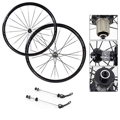 ZNND 700C Bicicleta De Carretera Ruedas, MTB Rim Doble Pared V-Brake Ultra-Ligeras para 8/9/10/11Velocidad (Color : B, Tamaño : 26INCH)