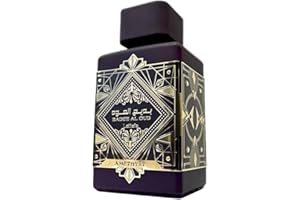 PENSANDO EN CASA Lattafa Bade'e Al Oud Amethyst 100 ML, Fragancia Árabe Floral, Sello de Calidad Made in Dubai, Aroma de larga Duración