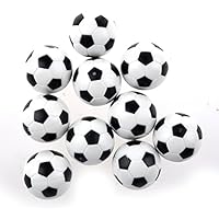 Futbolin - SODIAL(R)10pcs 32mm Futbolin de mesa plastico bola del futbol de tableta