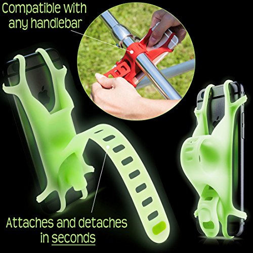 Fahrrad Handyhalterung fÃ¼r alle Smartphones, rostfrei und bruchfest, patentiert und mit einem Design Award ausgezeichnet, universaler Fahrradhalter fÃ¼r Telefone und GerÃ¤te mit einem 4-6 Zoll Bildschirm, Handyhalter Fahrrad, Rennrad sowie Mountainbikes, auch kompatibel mit MotorrÃ¤dern und Scootern