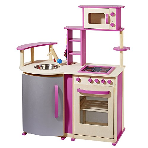 Preisvergleich Produktbild topmoderne Spielküche aus Holz mit vielen Details von howa