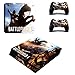 Produktbild THTB Playstation 4 Slim + 2 Controller Aufkleber Schutzfolien Set - Battlefield 1 (2) /PS4 S