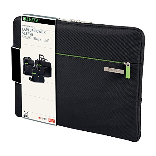 Leitz Universale Schutzhülle 15.6 Zoll (geeignet für Laptop, Ultrabook oder Mobilgeräte, Polyester, Complete), Schwarz, 62240095 - 3