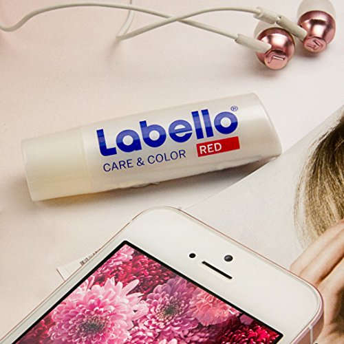 Labello Lippenpflege Care & Color Red, 4er Pack (4 x 1 Stück) - 5