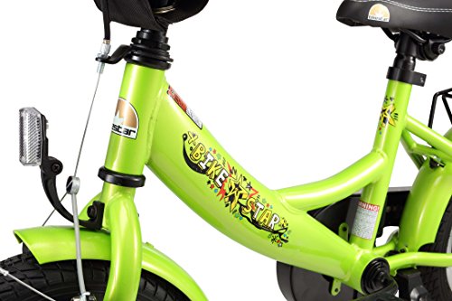 BIKESTAR® Premium Kinderfahrrad für sichere und sorgenfreie Spielfreude ab 3 Jahren ★ 12er Classic Edition ★ Brilliant Grün - 5