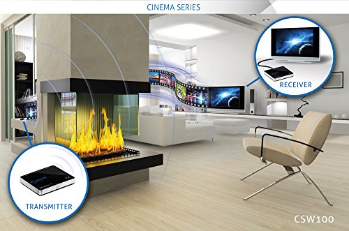 PureLink Cinema Serie CSW100 Wireless HD Extender für HDMI mit Full-HD 1080p, 3D Kabellos und unkomprimiert (30m) schwarz - 8