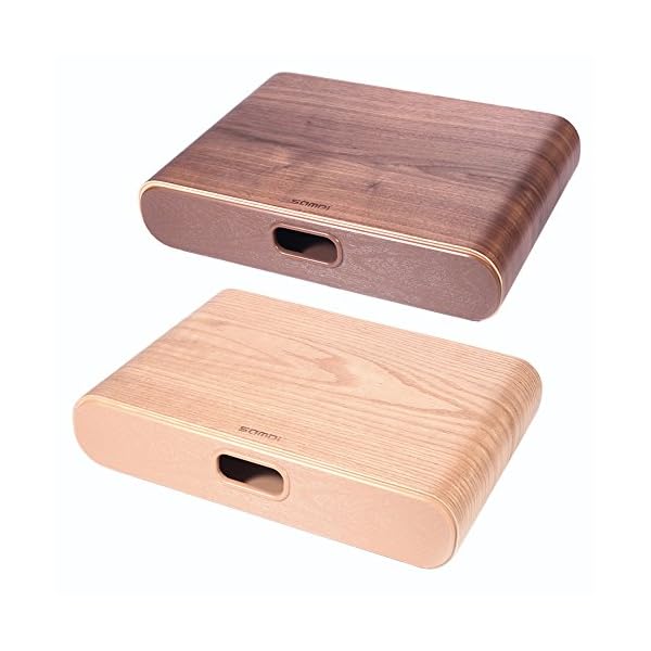 SAMDI Universal Wooden Computer Monitor Stand with Drawer Heighen Dock Holder Rise Stand Display Bracket for iMac PC Desktop - Image 7