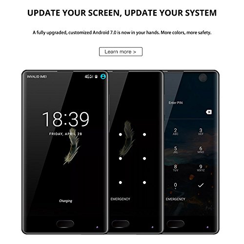 DOOGEE MIX 4G FDD-LTE Smartphone Android 7.0 5.5 Pollici Octa-core 2.5GHz 6GB RAM 64GB ROM Doppia Fotocamera Posteriore16.0MP + 8.0MP Front 5.0MP Batteria 3380mAh Impronta Digitale Dual Sim Carica Rapida