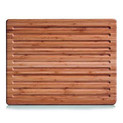 Zeller 25247 Kombi-Schneidebrett, Bamboo / 38.5 x 30 x 3 - 2