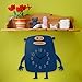 Produktbild Wanduhr Monster Biggy-Blau, Kinderuhr, Uhr für Kinderzimmer