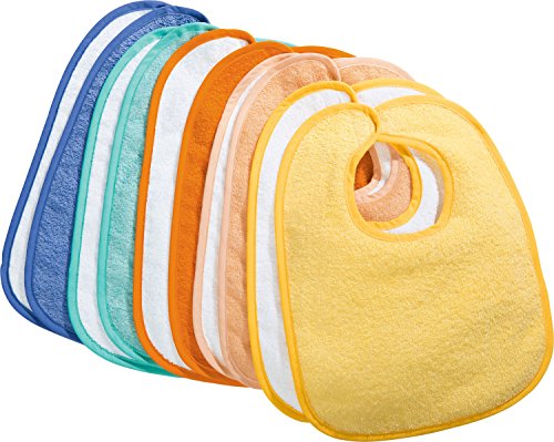 Kinderbutt Lätzchen 10er-Pack Frottier Bunt