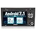 Produktbild Pumpkin Android 7.1 Autoradio Radio für Audi A4 mit Navi Unterstützt Bluetooth DAB+ Android Auto USB CD DVD WLAN 4G MicroSD 7 Zoll Bildschrim 2 Din (Android Autoradio)