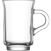 كوب شاي لاف آدا مكون من 6 قطع بمقبض