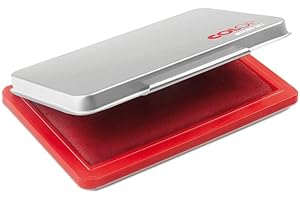 Colop 137865 poduszka do stempli Micro M1 z metalową obudową, 50 x 90 mm, czerwona