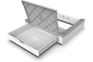 Meliconi, Torre Duo, Zwischenbaurahmen für Waschmaschine Trockner 2-in-1, Universal, Sicher, Robust, Vormontiert, Platzsparend, mit Ablage und Stauraum, Made in Italy