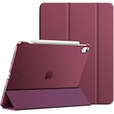 Fogy Ipad Air 5.Nesil 10.9" 2022 ile Uyumlu Kılıf Kapaklı Ince Arkası Şeffaf Mat Uyku Modlu, Mor