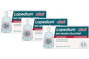 LOPEDIUM akut bei akutem Durchfall Hartkapseln (3x10St)
