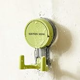 SKYTONE Suction Hook, Suctions Cup with Hooks, Reusable Vacuum Hooks for Bathroom, Wall Hooks, Wall Clips for Hanging Towel, 