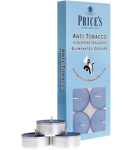 prices anti tobacco Price's - Anti-smoking candle - Deodorizing candle - Made with orange and  clove extracts - Clean, fresh and quality fragrance