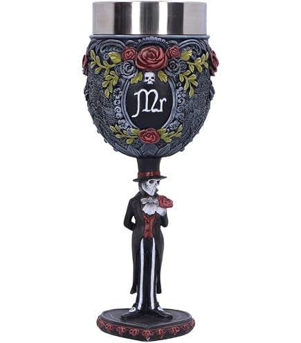 Nemesis Now Schwertkelch Aus Harz – 17,5 Cm, Schwarz, Mit Edelstahleinsatz, Mittelalter-Design