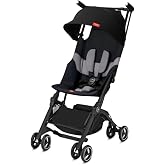 Cybex Pockit Plus, Kabin Boy Bebek Arabası, Kadife Siyah, 20 x 32 x 32 cm, 5.6 kg