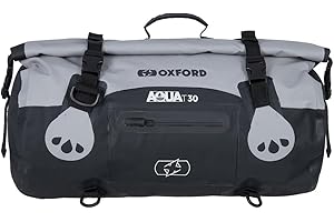 GENERIC Oxford Aqua Motorcycle Roll Bag PVC Waterproof Reflective Motorbike Saddle Luggage Outdoor Travel Bike Rear Tail Bags