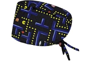 Robin Hat - Cuffia Chirurgica Donna e Uomo, Cuffietta Chirurgica Capelli Lunghi, Cuffie Sala Operatoria Regolabile, Cotone 100% Biodegradabile, Sanitarie, Infermiera, Dentista, Taglia Unica, Comecocos