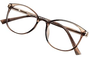 FONHCOO Lunettes Anti Lumière Bleue Femme et Homme, TR90 Ultra-légère Repos Verres Transparent Unisexe Anti-fatigue Stylé Écran Protection UV