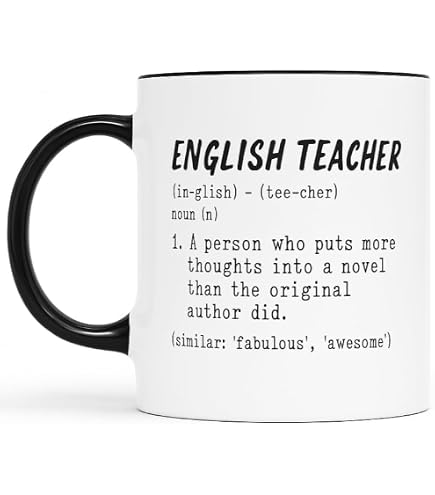 Mugffins Tazza in ceramica per INSEGNANTE DI INGLESE - 11 oz / 350 ml - In inglese - You Are Like No Otter - Idea regalo per compleanno, anniversario, natale, laurea