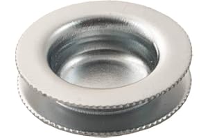 Small Aluminium Finger Pull for Glass Cabinet Doors | P C Henderson, silver, 777065