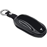 topfit Model X Key Cover Premium Aluminum Metal Key Fob Case Model X Metal Fob Key Ring for Model X