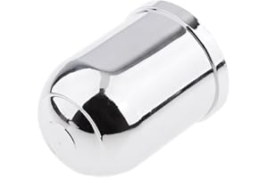 D DOLITY Dolity Towbar Towball Plastic Cap Tow Ball Towing Protect Cover 50mm 2Inch Diameter - Chrome, 50mmx70mm