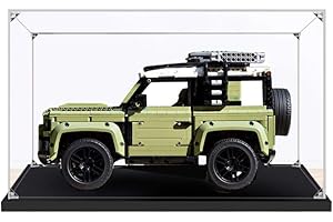 ZHLY Vitrine Schaukasten Für Lego Land Rover Defender Display Case Acryl Schaukasten für Lego 42110 (Nicht Enthalten Building Modell)