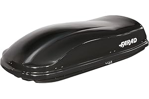 FARAD 1-9631 N/9 Dachbox Torpedo 400 Liter Glänzend Schwarz