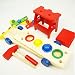 YIXIN Wooden Screw Truck Building Blocks Toy with Different Colors Nuts Tools Early Education Toy