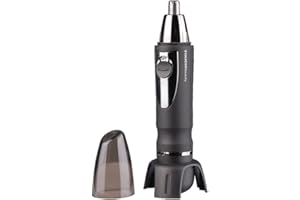 TOUCHBeauty Tondeuse Nez Oreilles,Coupe poil nez Rasoir Tondeuse Visage Indolore pour Hommes Et Femme, à Piles, avec Lumière LED AG-0616 (Nior)