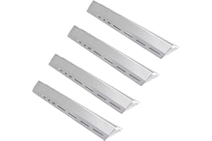 LOKHING Uniwersalna zamienna wytrzymała regulowana osłona płyty grzewczej ze stali nierdzewnej, namiot grzewczy, pręt smakowy, osłona palnika, pogromca płomienia do większości grilli gazowych,