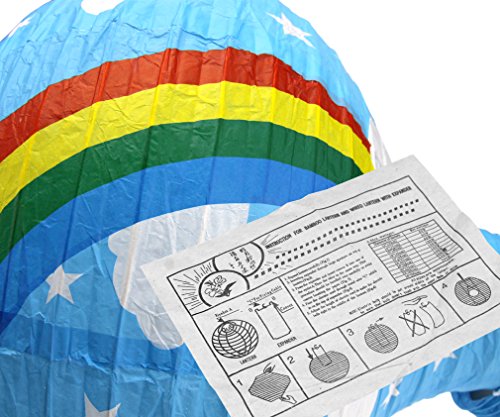 16″ Heißluftballon Papier blau Balloon Dekoration Kinder Geburtstag Party - 2